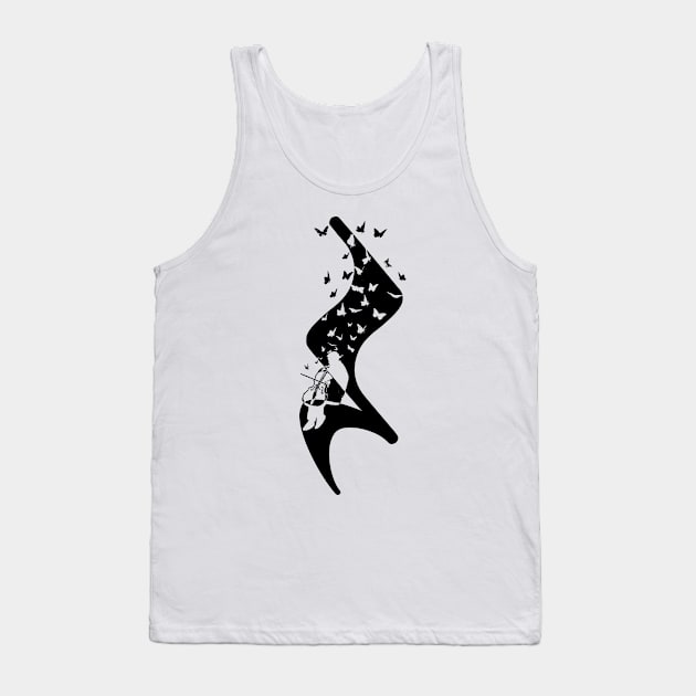 Cello-Quarter Rest Tank Top by barmalisiRTB